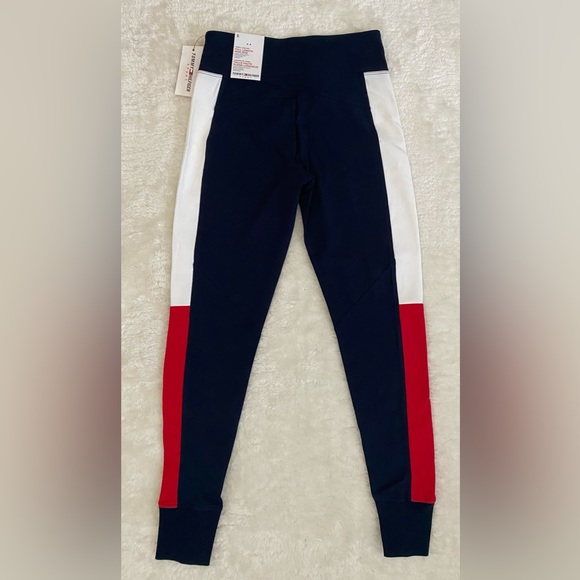 Tommy Hilfiger Sports Jersey Leggings, Full Length, High Rise, Small, Nvy - Picture 3 of 8